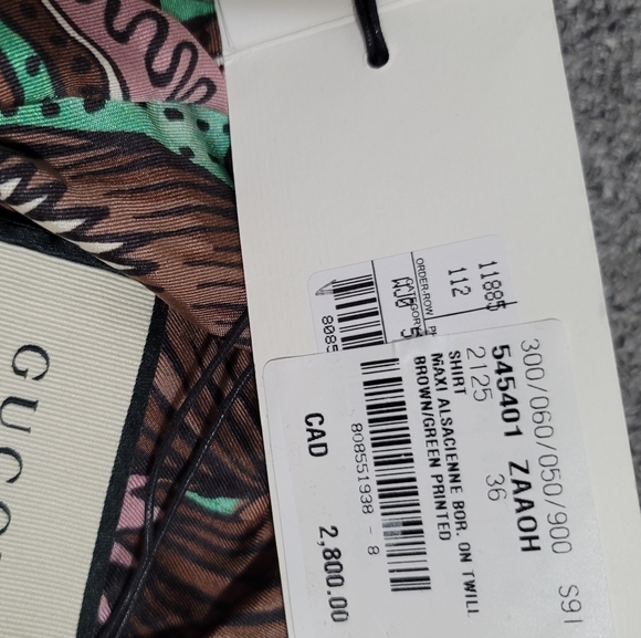 Gucci silk shirt size 36 - Picture 9 of 15